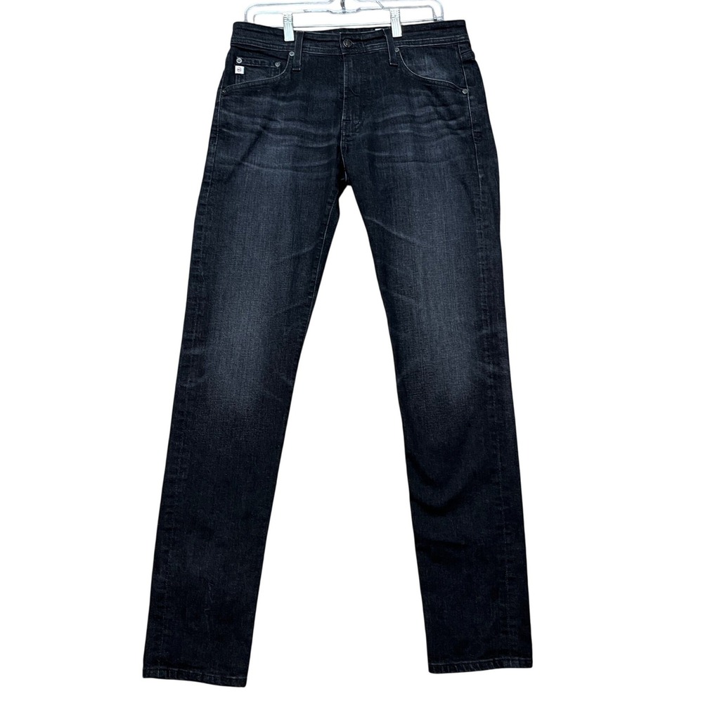 AG Adriano Goldschmied Dylan Jeans Mens 31x33 Dark Wash Slim Skinny Denim Twill